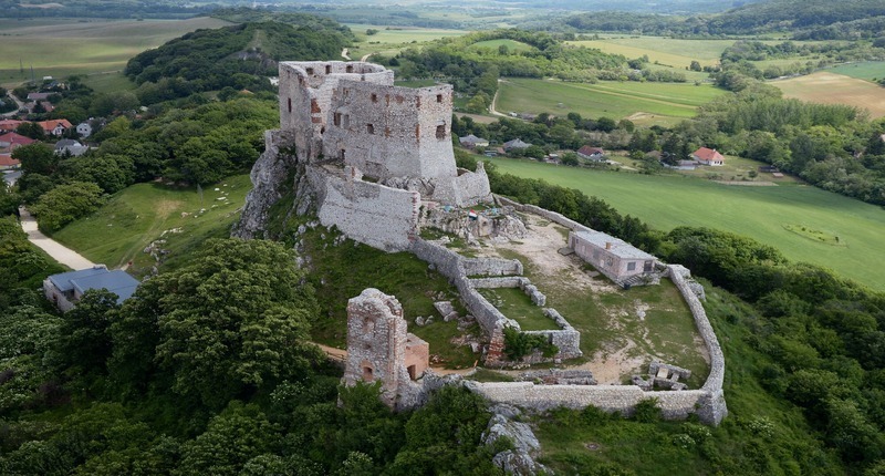 Hungary Castle of Csesznek, Bakony hills-North of Lake Balaton